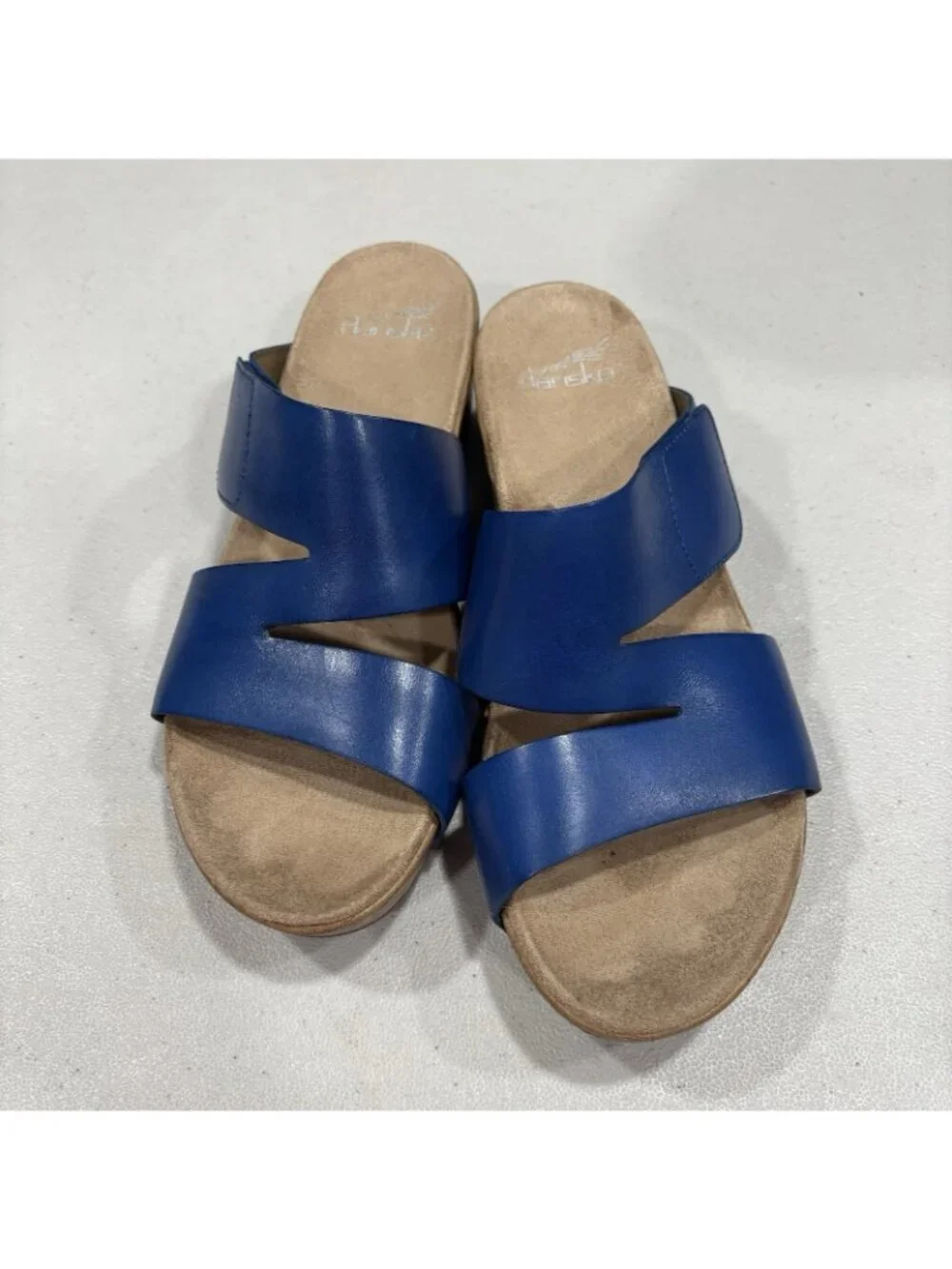 Dansko Lacee Slip On Wedge Sandals Leather Upper Size 39